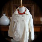 NWT HAZEL JACKET IVORY sz 5 SAKS girls Peter Pan Collar