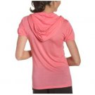 Adidas Originals D Sleek Logo Tee Top Pink Gold Trefoil Womans sz U.S. Large