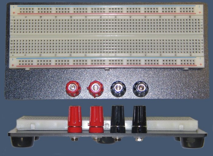 20000025 ProtoBoard/Solderless Breadboard 830 Tie Points w/4Binding
