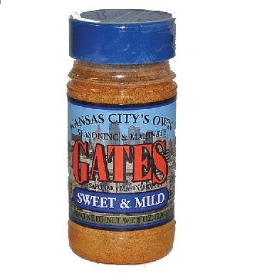 Gates BBQ Sauce All Purpose Bar-B-Que Seasoning & Marinade Sweet & Mild Barbecue
