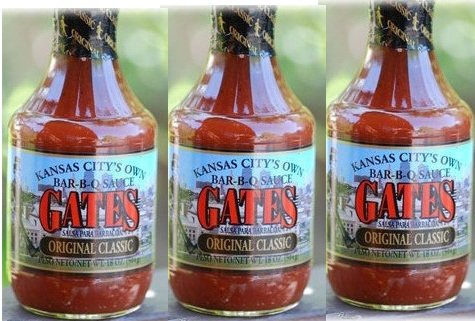 6 pack of Gates Original Kansas City Barbecue Sauce 18 oz. pints