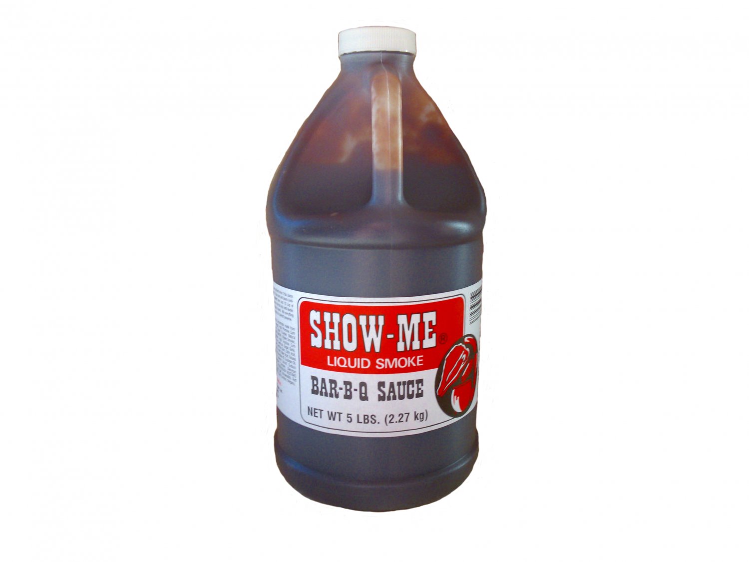 Half Gallon Show-Me Liquid Smoke Bar-B-Que Sauce 5 lbs bottle