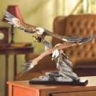 EAGLES SOAR OVER ROCKS
