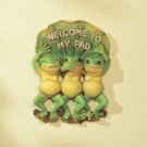 'WELCOME TO MY PAD' FROGS