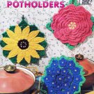 Annie's Attic Flower Power Potholders OOP HTF