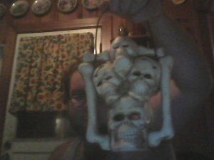Skeletal Candle Holder