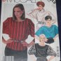 1986 McCalls 2813 Size Small raglan sleeve blouse uncut Out of Print FREE US SHIPPING