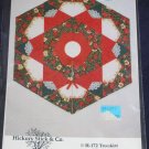VTG Starlit Rose Garden quilt pattern centerpiece/christmas tree skirt uncut FREE US SHIPPING