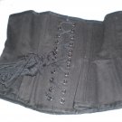 black underbust waist training corset for everyday wear FREE US SHIPPING