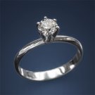 Round Brilliant Cut Diamond Engagement Ring 0.52 Carat G VS2 14k Mine Friends