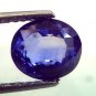4.09 Ct IGI Certified Top Colour Untreated Natural Ceylon Blue Sapphire AAA+++