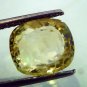 7.32 Ct GII Certified Unheated Untreted Natural Ceylon Yellow Sapphire/Pukhraj