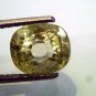 6.09 Ct GII Certified Unheated Untreted Natural Ceylon Yellow Sapphire Pukhraj