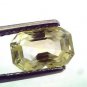 2.88 Ct Unheated Untreated Natural Ceylon Yellow Sapphire/Pukhraj
