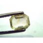 1.65 Ct Unheated Untreated Natural Ceylon Yellow Sapphire/Pukhraj