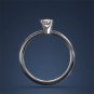 0.50 Ct Diamond Cut Wedding Ring,G VVS 14K White Solitaire Old Unique