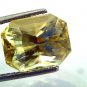 Huge 10.01 Ct Unheated Untreated Natural Ceylon Yellow Sapphire AAA