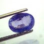 3.27 Ct Unheated Untreated Natural Ceylon Blue Sapphire Neelam Gems