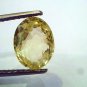 4.70 Ct Unheated Untreated Natural Ceylon Yellow Sapphire Pukhraj