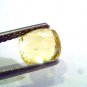 2.28 Ct Unheated Untreated Natural Ceylon Yellow Sapphire AAA