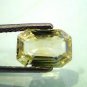 4.21 Ct GII Certi Unheat Untreat Natural Ceylon Yellow Sapphire