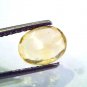 2.18 Ct Unheated Untreated Natural Ceylon Yellow Sapphire Gemstone