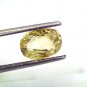 3.14 Ct 5.25 Ratti Unheated Untreated Natural Ceylon Yellow Sapphire