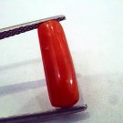 3.21 Carat Natural Italian Red Coral Moonga Gemstone
