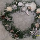 Wreath - Christmas Shells - Silver