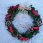 Wreath - Deer & Cardnial - Gold