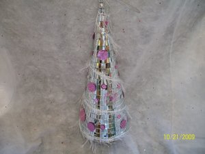 Christmas Tree - Pink  Sequins