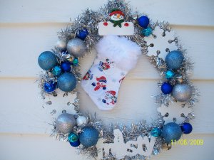 Wreath - Frosty - Personalized