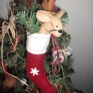 Folk Mouse Stocking Ornie