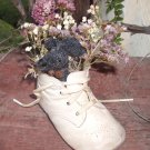 Lil Black Mouse In Vintage Baby Shoe