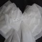 White Wedding Pew Bows