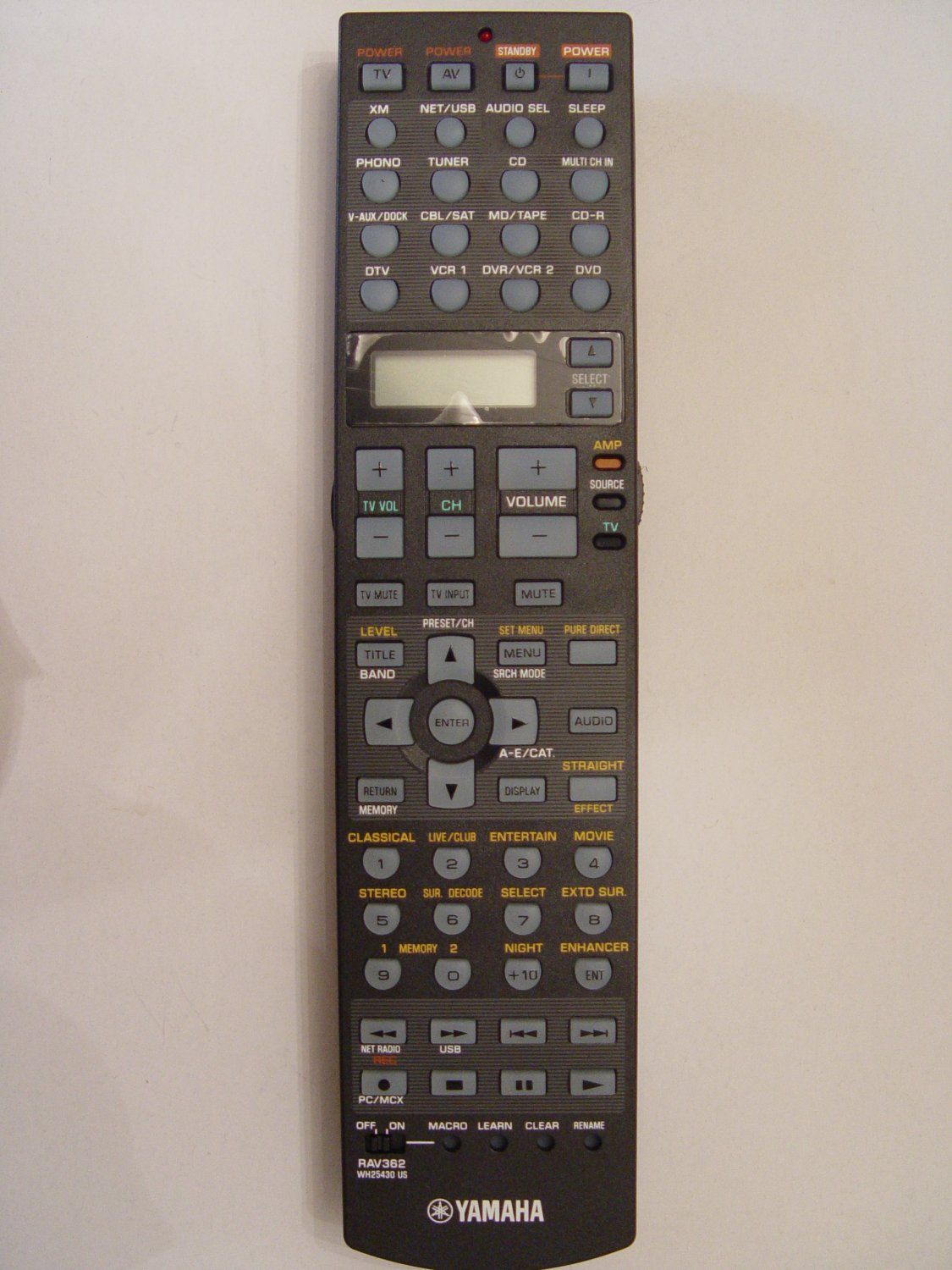 YAMAHA RAV362 REMOTE CONTROL PART WH254300