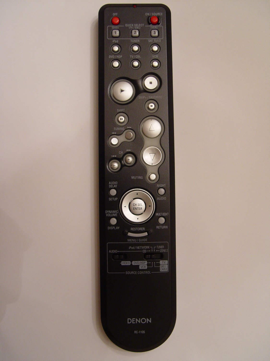 Denon RC1105 Remote Control Part 307010021002D