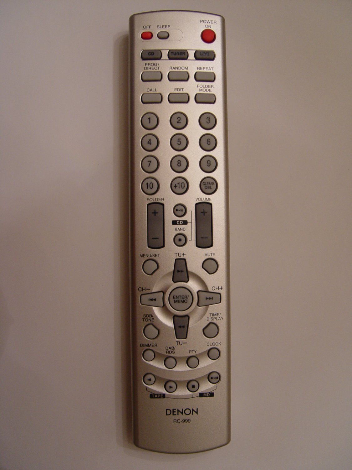 Denon RC999 Remote Control Part 3990993004