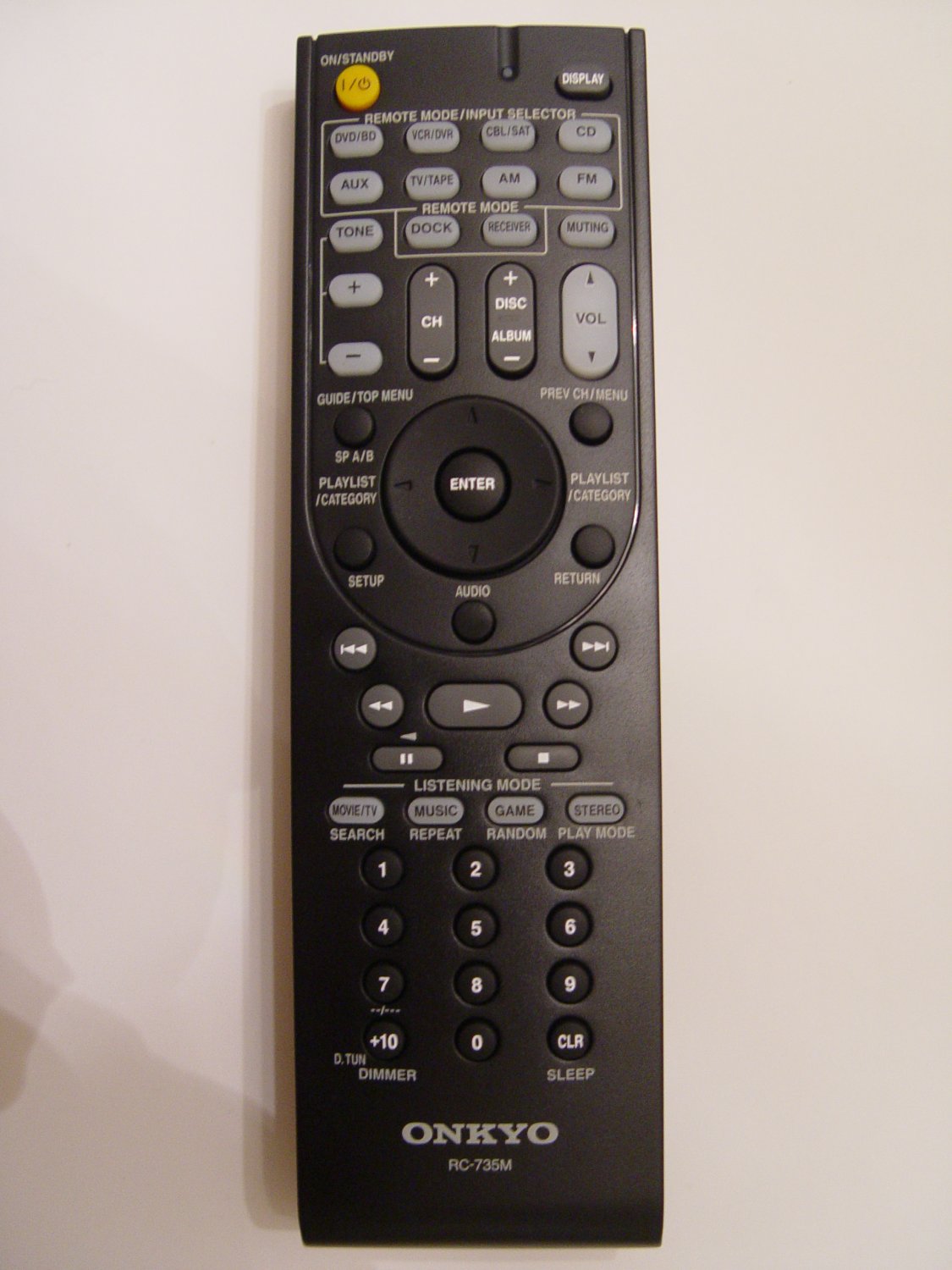 Onkyo RC-735M Remote Control Part # 24140735