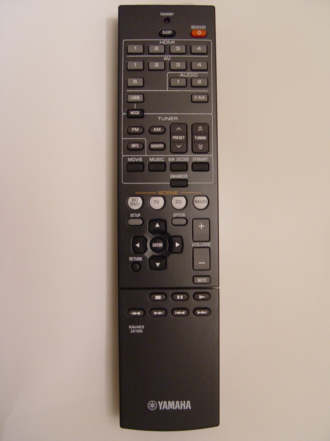 Yamaha RAV463 Remote Control Part ZA113500