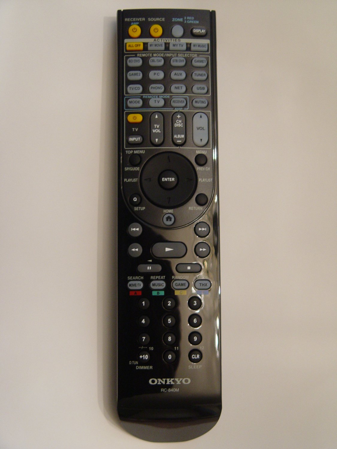 Onkyo RC-840M Remote Control Part # 24140840