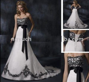 Sexy A LINE STYLE Wedding Dress Bridesmaid Bridal Gown Custom
