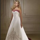 Sexy A LINE STYLE Wedding Dress Bridesmaid Bridal Gown Custom