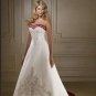 Sexy A LINE STYLE Wedding Dress Bridesmaid Bridal Gown Custom