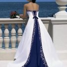 Sexy A LINE STYLE Wedding Dress Bridesmaid Bridal Gown Custom