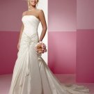 Sexy A LINE STYLE Wedding Dress Bridesmaid Bridal Gown Custom