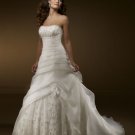 Sexy A LINE STYLE Wedding Dress Bridesmaid Bridal Gown Custom