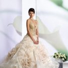 Sexy A LINE STYLE Wedding Dress Bridesmaid Bridal Gown Custom