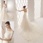 Sexy A LINE STYLE Wedding Dress Bridesmaid Bridal Gown Custom