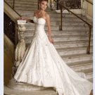 Sexy A LINE STYLE Wedding Dress Bridesmaid Bridal Gown Custom
